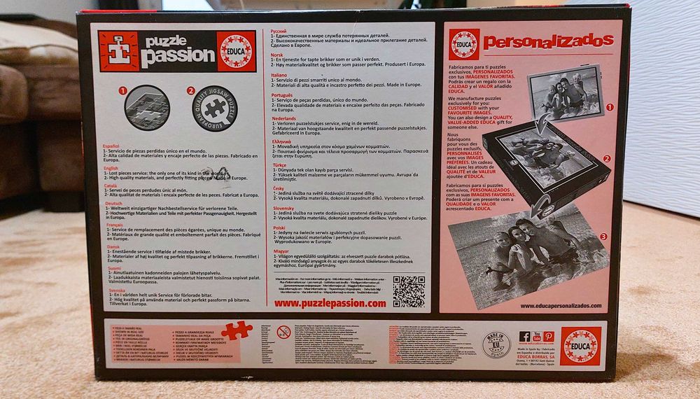 Puzzle Educa 4000 Red Rock Dusk, Arizona, USA