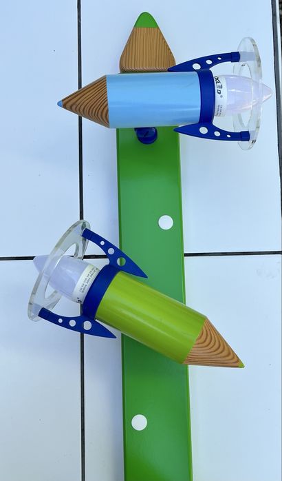 Lampa sufitowa dziecięca kredka – 3-punktowa
