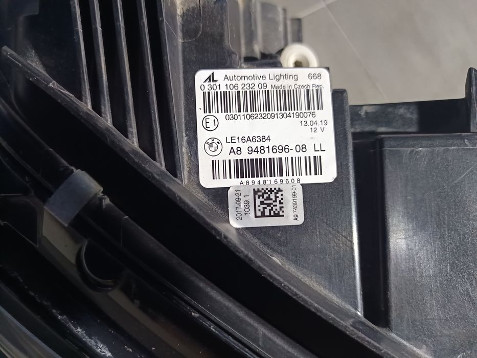 Óptica  Farol BMW série 3 G20/ 21  direito