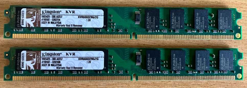 Memória RAM Kingston KVR800D2N6/2G 2GB DDR2 800MHz PC2-640064585238270594120