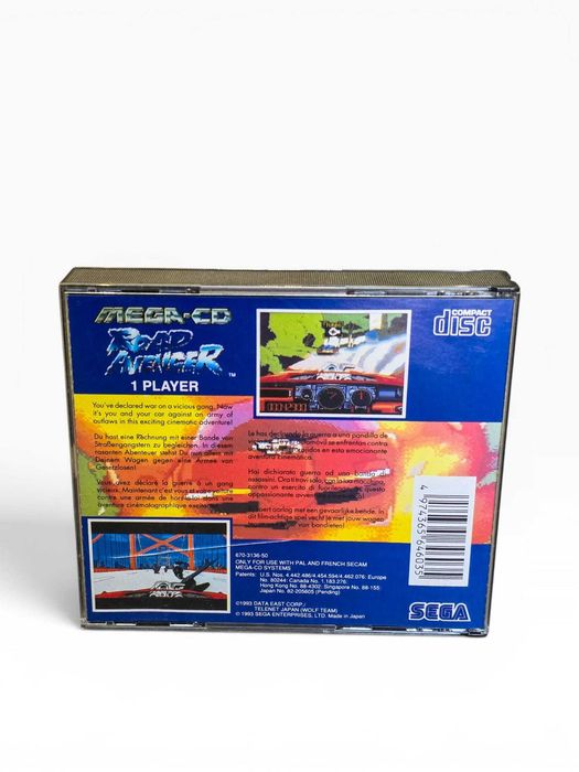 Road Avenger — SEGA Mega-CD PAL Completo com Manual