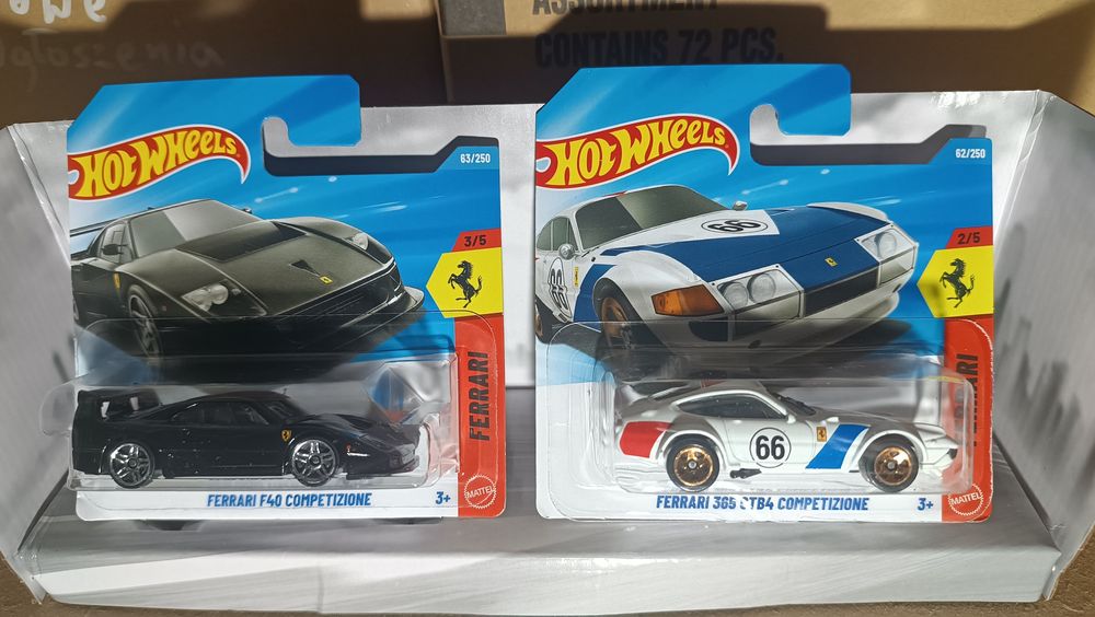 Ferrari Hot Wheels 2 sztuki