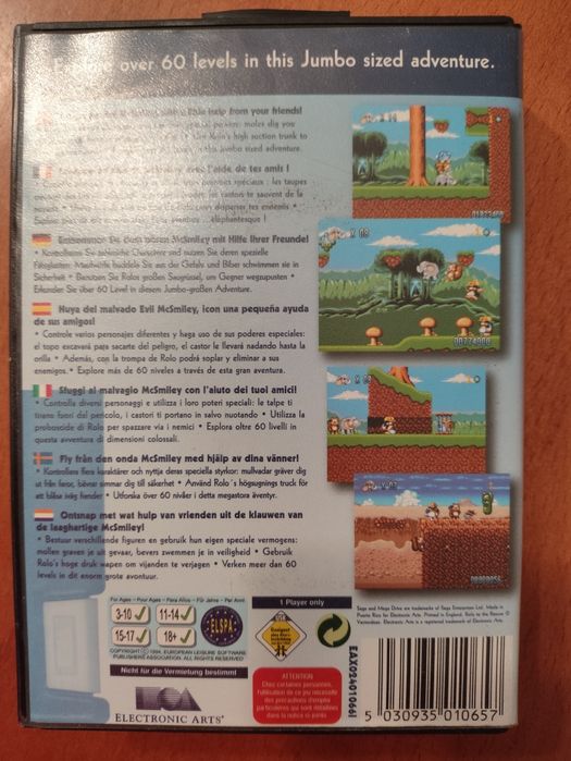 Rolo to the Rescue Sega Mega Drive