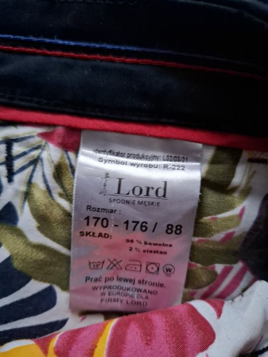 Spodnie eleganckie bawełniane L/XL