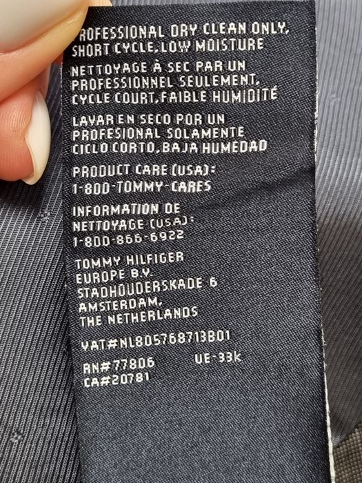 Піджак Tommy Hilfiger 100% вовна