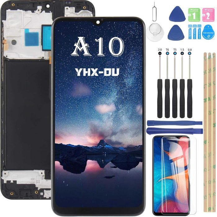 Wyświetlacz LCD ekran szybka dotyk SAMSUNG GALAXY A10 SM-A105 z ramką