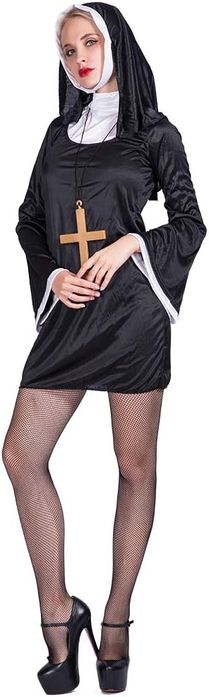 Kostium Zakonnicy Halloween Dla Dorosłych Rozmiar L