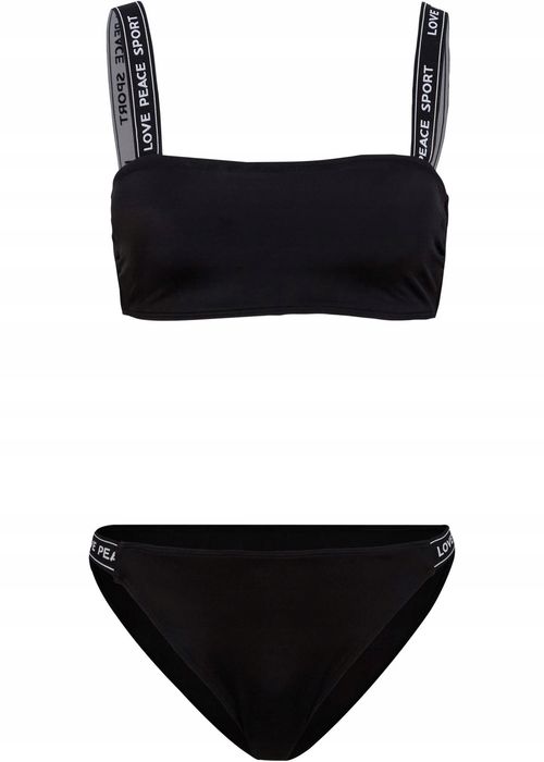 B.P.C bikini czarne z napisami 42.