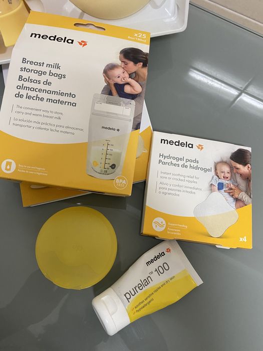 Extrator de leite eletrico Medela Swing Flex ofereço sacos, hidrogel