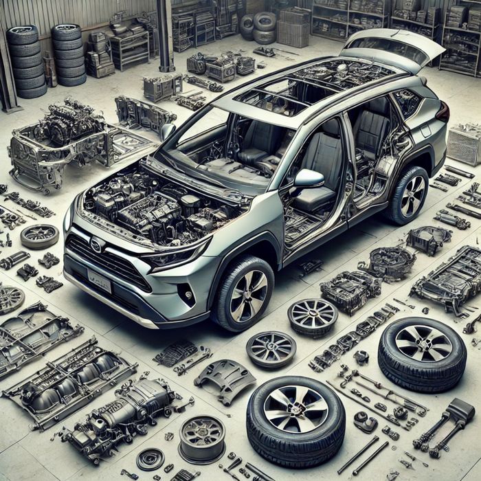 Запчастини розборка toyota rav4 тойота рав4 2019-2024