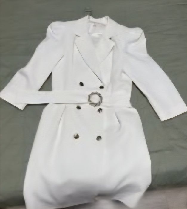 Сукня піджак біла