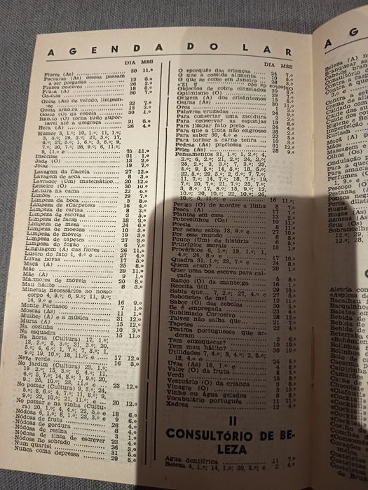 Agenda do Lar para 1957