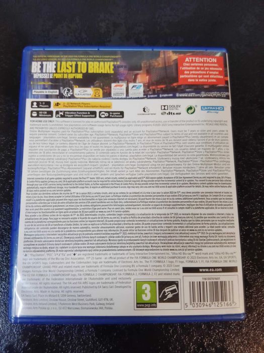 F1 23 PS5 Formuła 1 Polskie napisy w grze