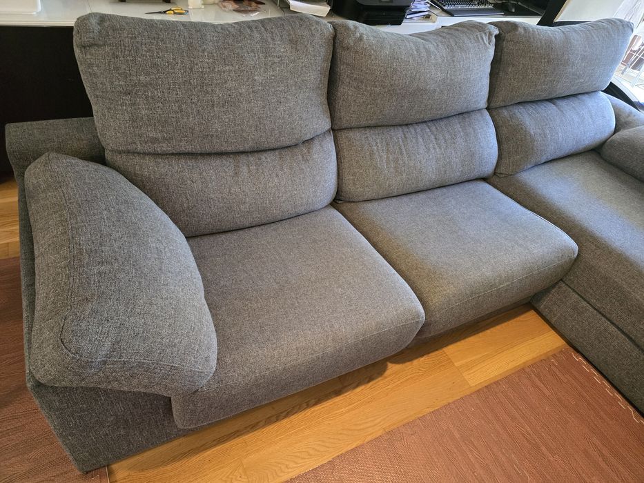 Sofá antracite como novo C293xL91xA99