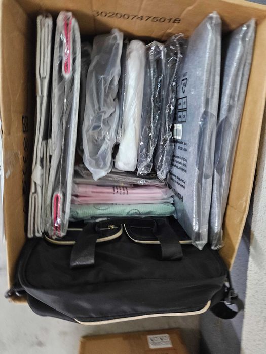 Box Amazon z asortymentem -Torby, plecaki, nerki, saszetki,Kosmetyczki