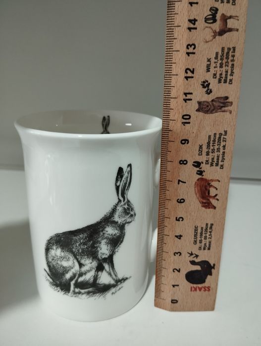Kubek porcelanowy zajac Lane Farm China