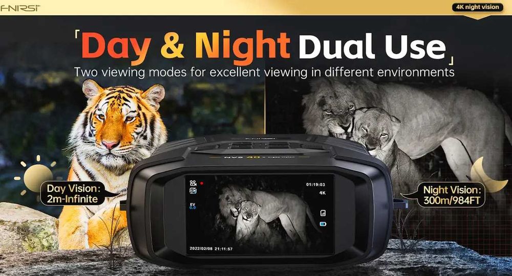 Прибор ночного видения - FNIRSI NVS-40 "4K". Новый!