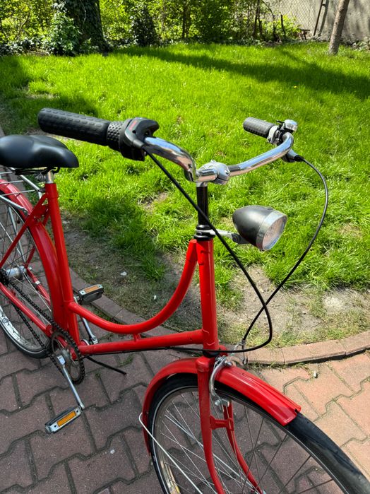 Sprzedam damski czerwony miejski rower holenderka- 28’