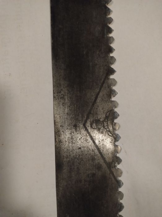 Stara duża piła ręczna "twoja moja"