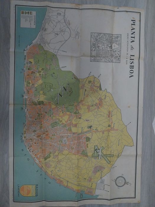 Mapa / Planta de Lisboa 1955