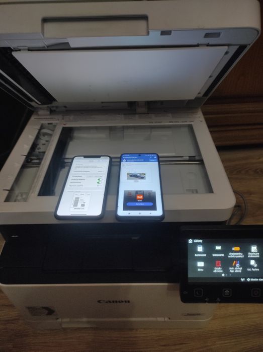 iPhone WiFi kolor drukarka laserowa 3w1 wielofunkcyjna duplex Canon