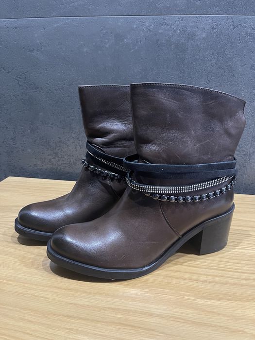 Buty Carinii brązowe 38