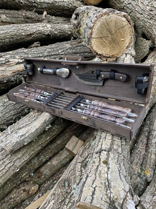 Набір шампурів подарунок чоловіку, військовому, батьку