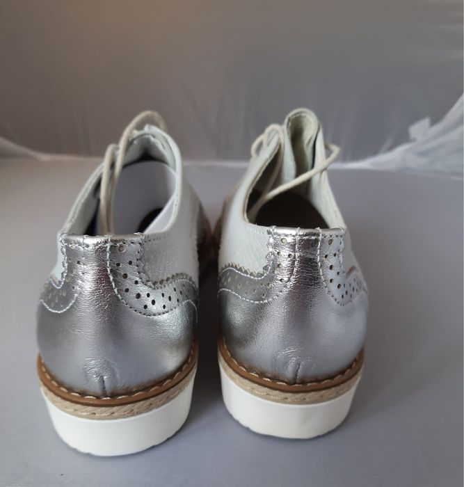 Skórzane, nowe buty rozm.37