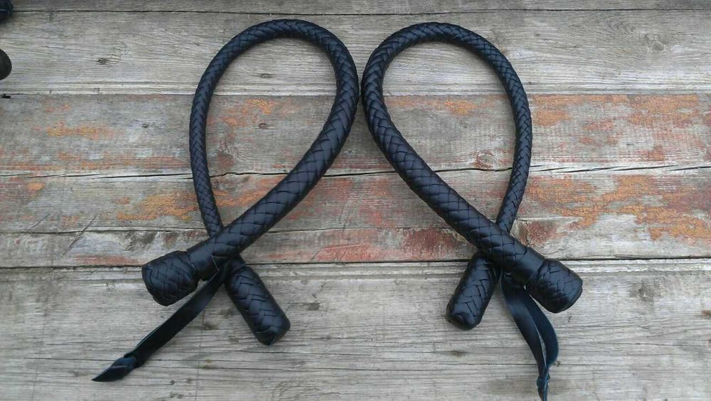 Nahajka bat skóra naturalna 76 cm