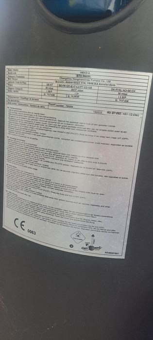 Aquecedor de exterior