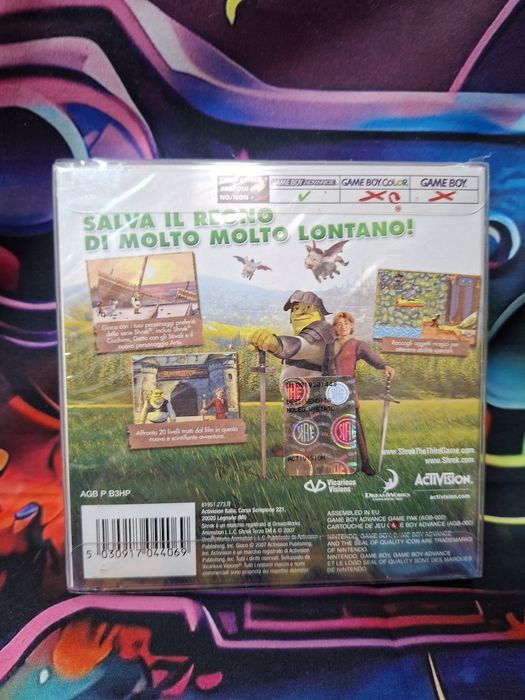 Jogo Shrek  the third Gameboy Advance Novo/Selado