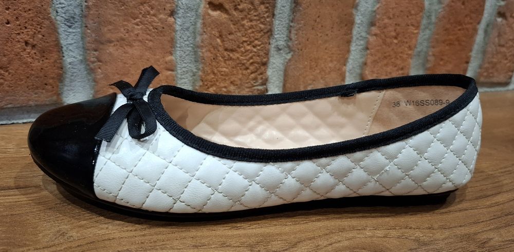 Baleriny Jenny fairy białe R. 38 / 24 cm