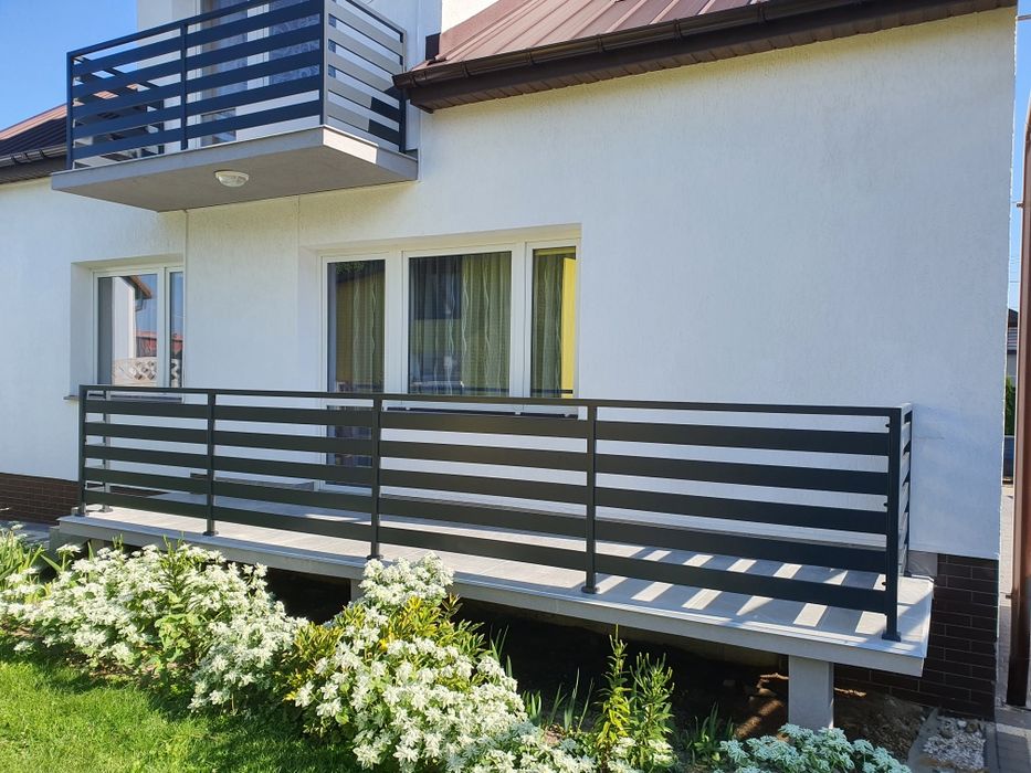 Balustrada 100x20 ocynk ogniowy malowany proszkowo