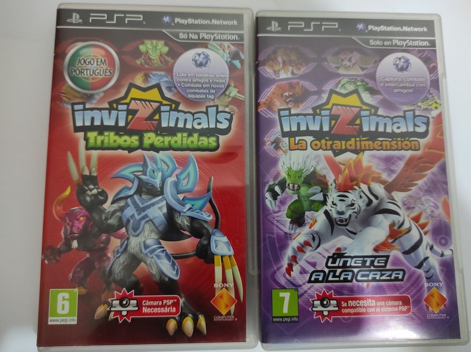 Jogos INVIZIMALS para psp