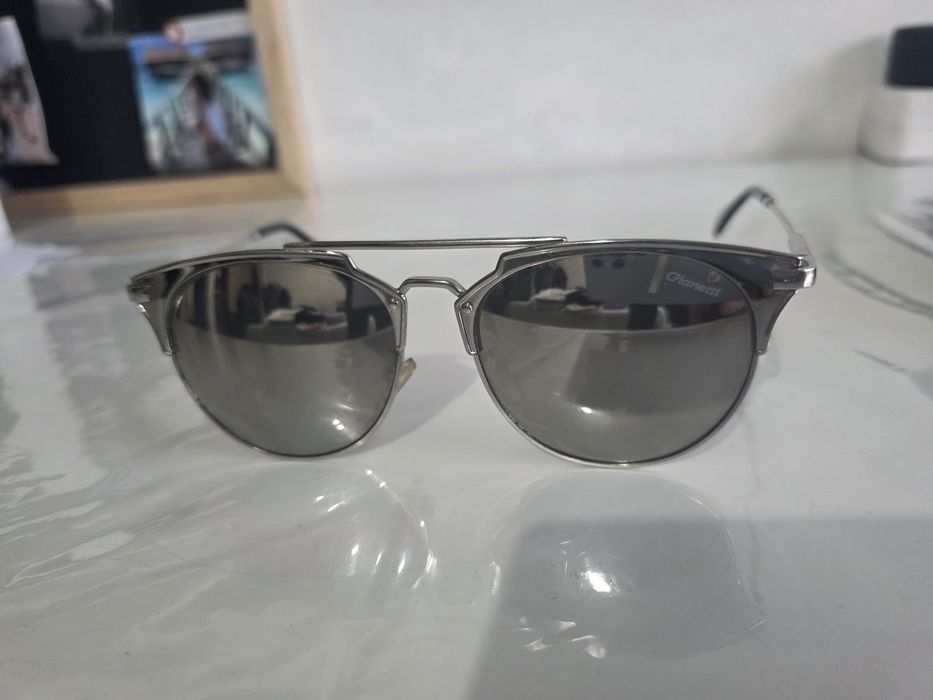 Óculos espelhado prateado