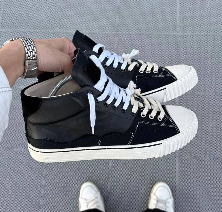 Кеды maison margiela evolution high black mm6 эволюшин высокие