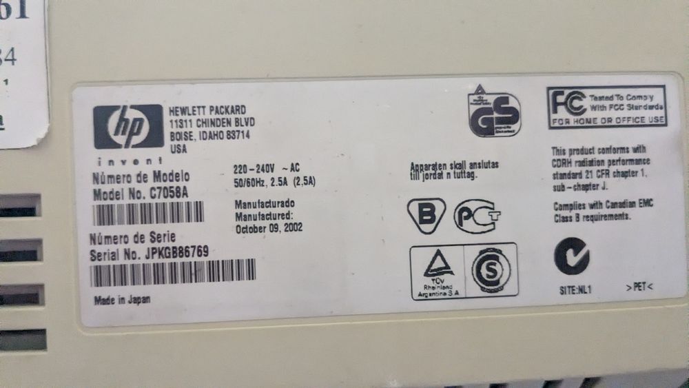 Лазерный принтер HP C7058A LaserJet 2200D