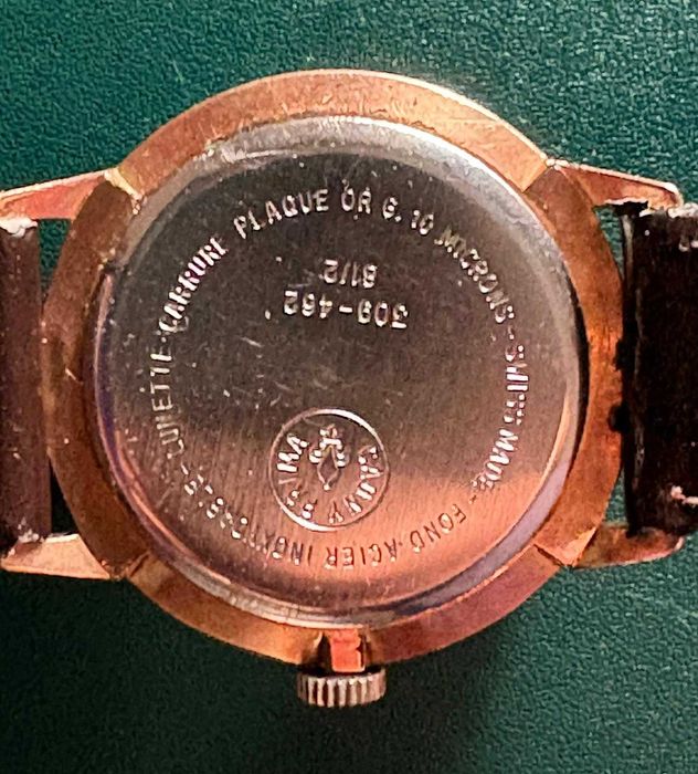 Relógio Vintage Cauny Swiss “Calendario”