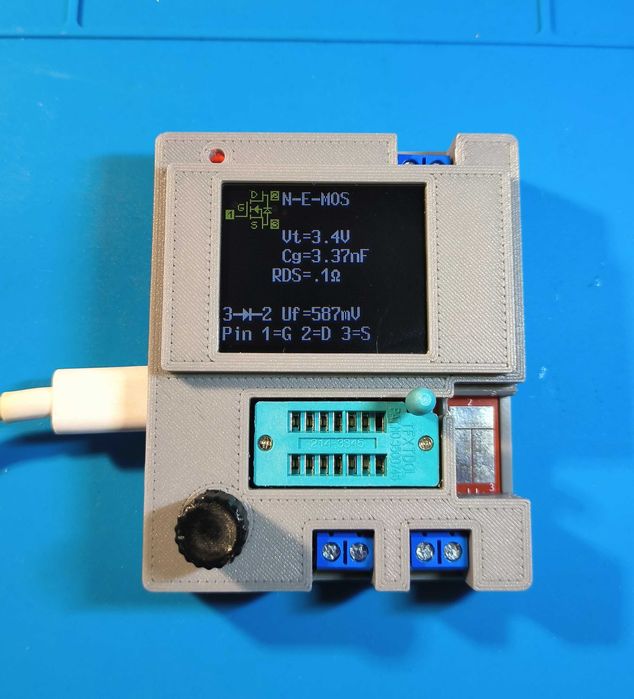 Тестер транзисторів GM328A ANT2 з USB живленням та оновленим дисплеєм