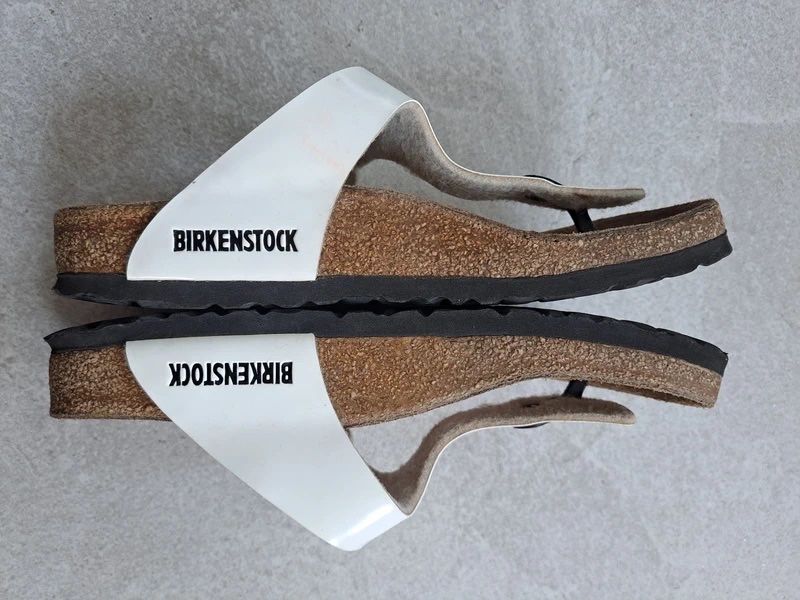 Klapki Birkenstock rozm. 37 skórzane