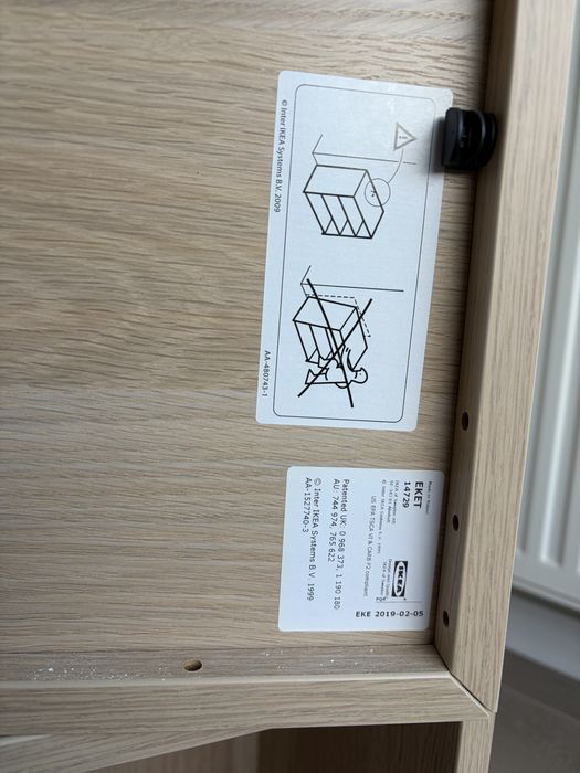 Szafki ścienne EKET ikea