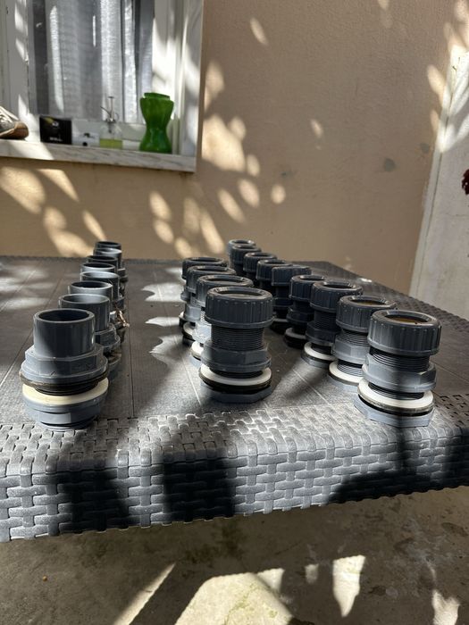 Passa muros pvc 40mm e outros