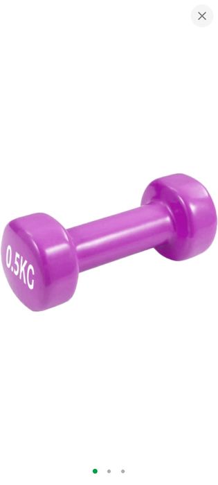 Гантелі вінілова Achilles 0.5 кг Рожева
