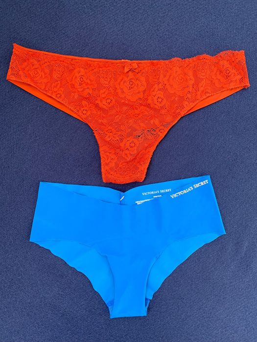 Труси Intimissimi, Victorias’ Secret колір рудий та голубий, s, xs