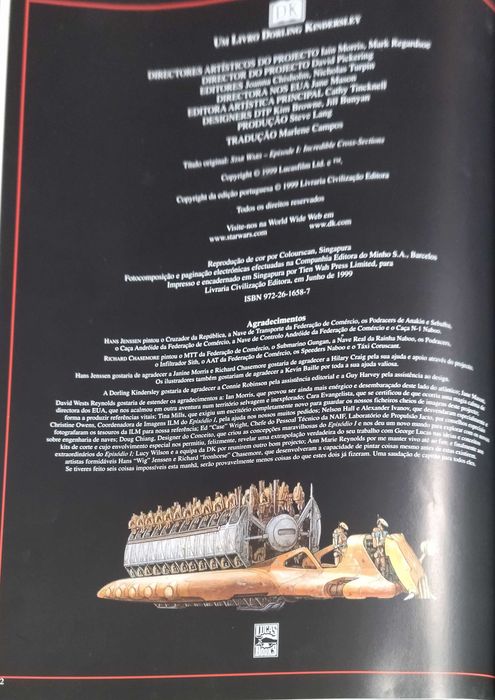 Star Wars Guerra das Estrelas Episódio I, Livro