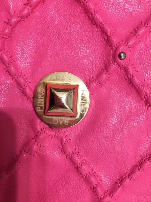 Oryginalna torebka Pinko skóra naturalna