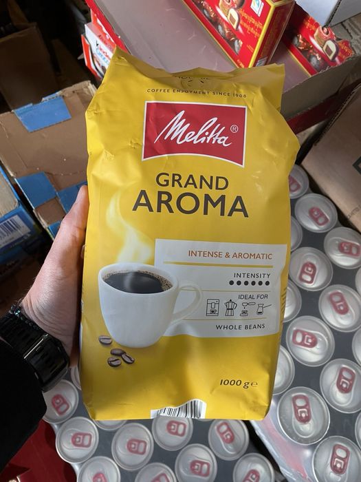 Кава в зернах Melitta Grand Aroma 1kg / кава Мелітта Гранд Арома