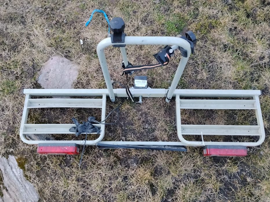 Bagażnik na hak na dwa rowery