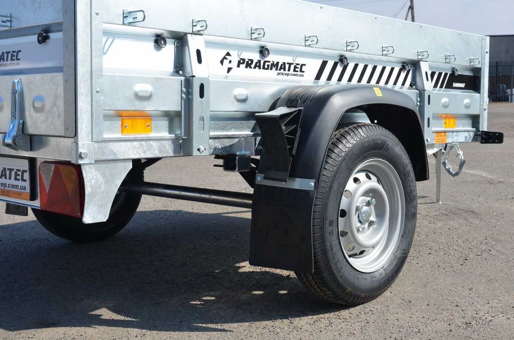 Легковой прицеп для бизнеса САРМАТ одноосный / легковий причіп авто