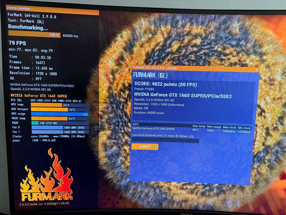 Karta graficzna Palit GTX 1660 Super GamingPro 6GB (stan idealny)